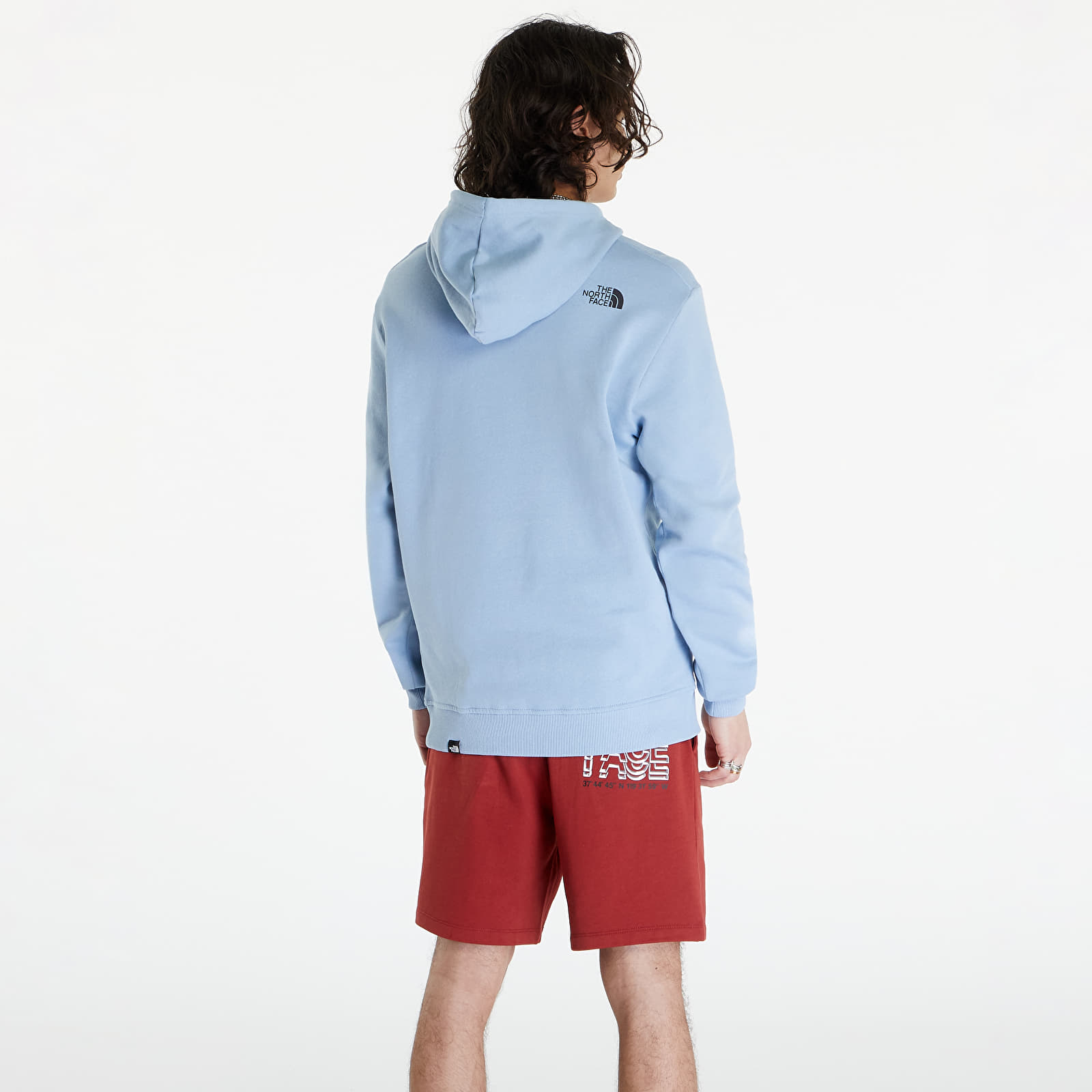 Bluzy The North Face Fine Hoodie Steel Blue