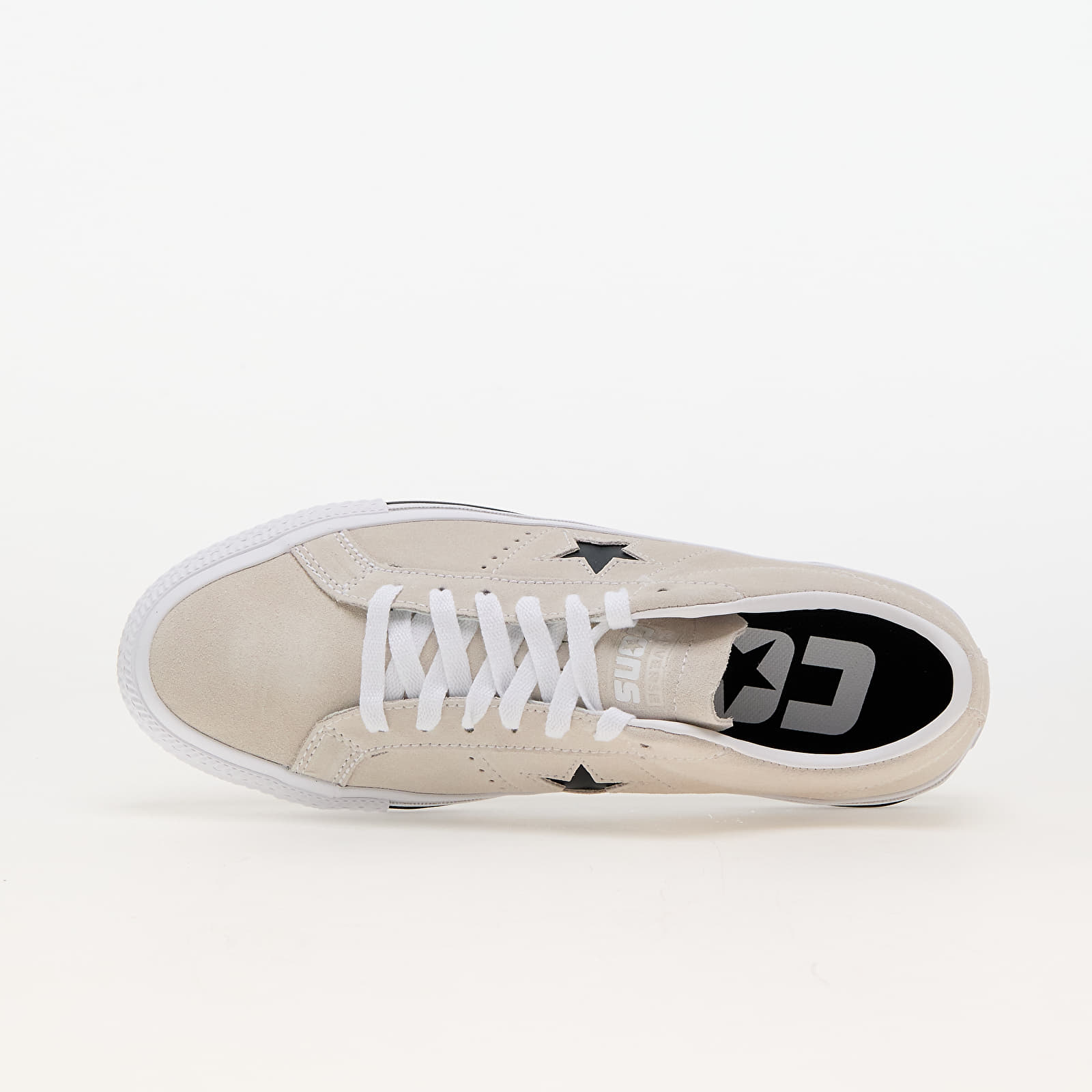 Męskie trampki i buty Converse One Star Pro Suede Egret/ White/ Black