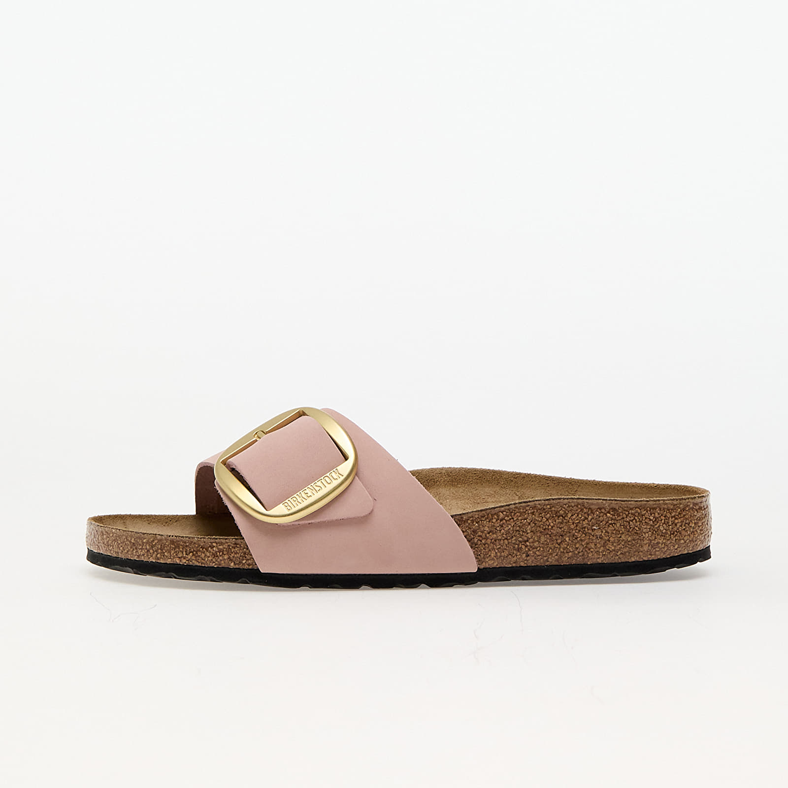 Sneakers und Schuhe für Frauen Birkenstock Madrid Big Buckle Nubuck Leather Soft Pink
