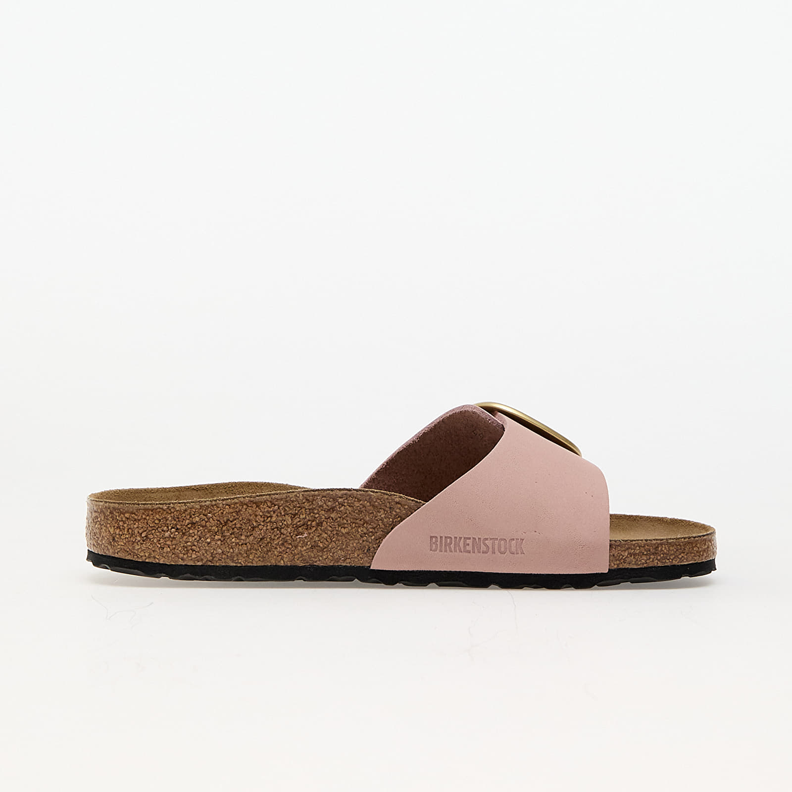 Sneakers und Schuhe für Frauen Birkenstock Madrid Big Buckle Nubuck Leather Soft Pink