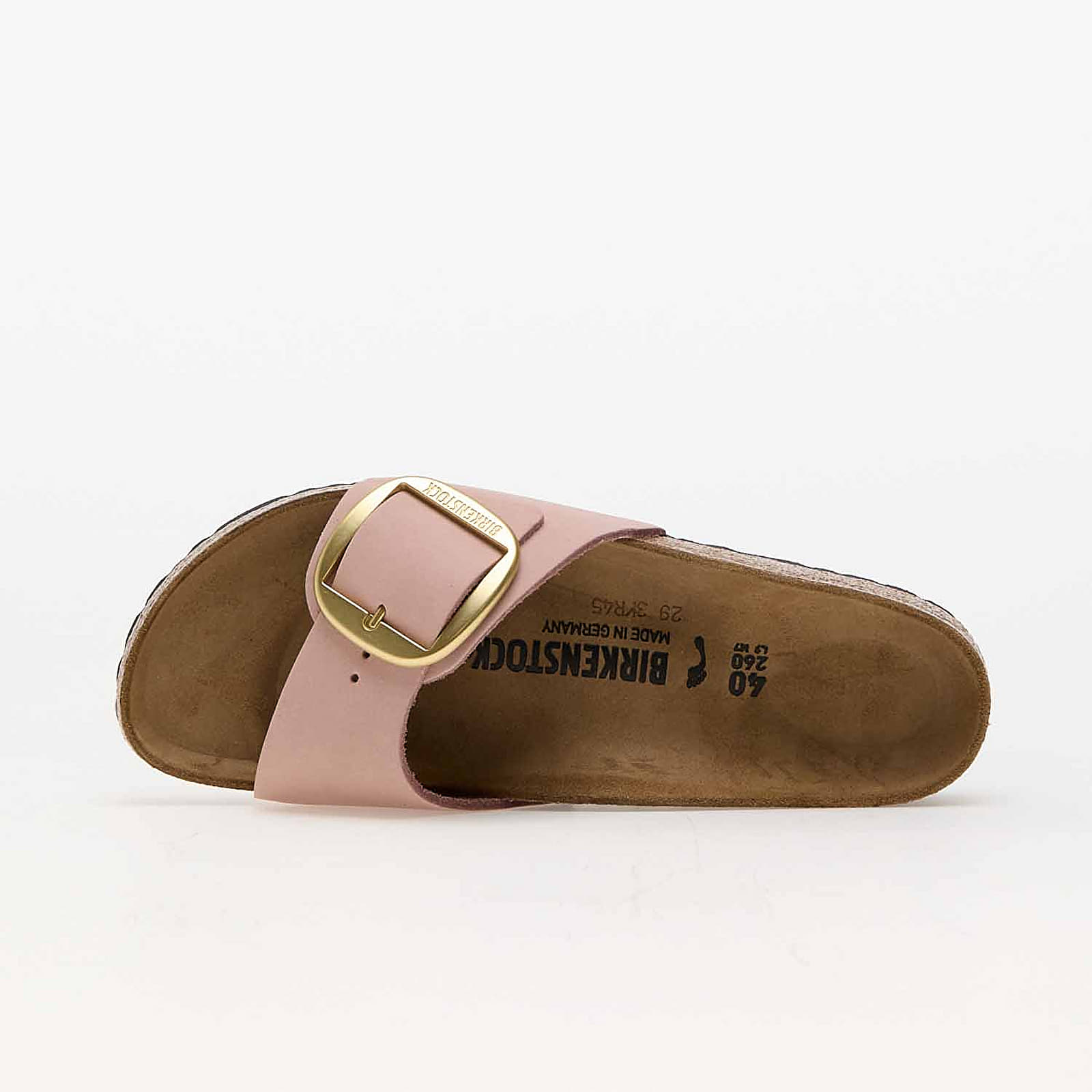 Sneakers und Schuhe für Frauen Birkenstock Madrid Big Buckle Nubuck Leather Soft Pink