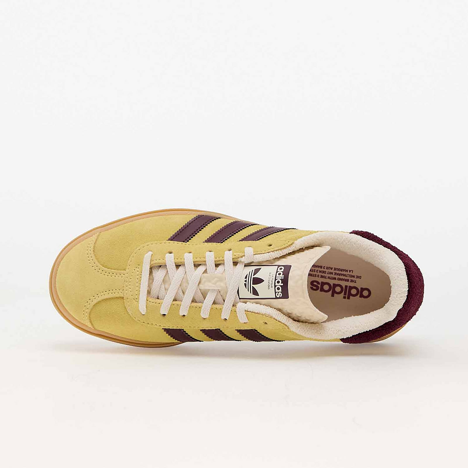 Women s sneakers and shoes adidas Gazelle Bold W Almost Yellow Maroon Wonder White Queens