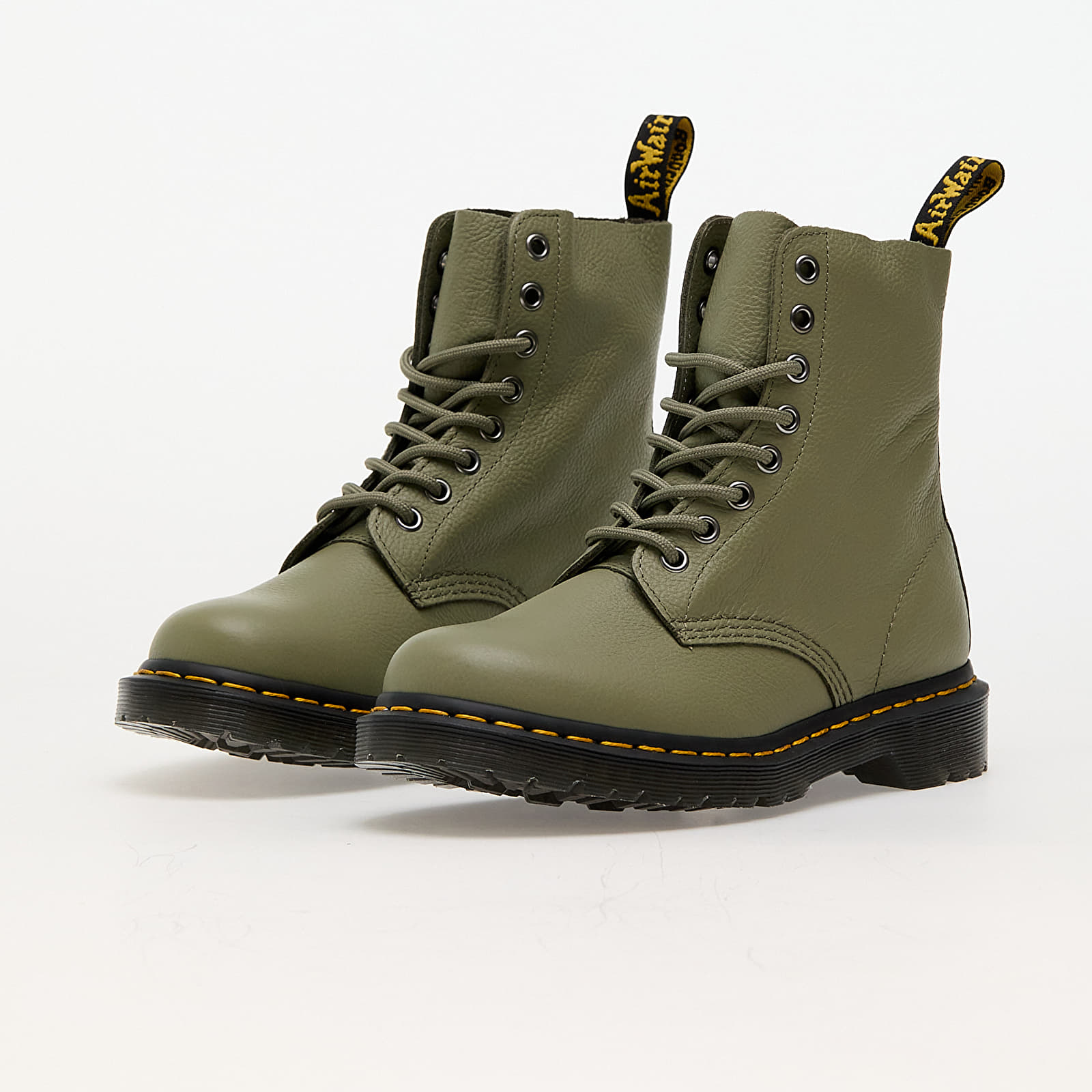 Doc martens olive green discount