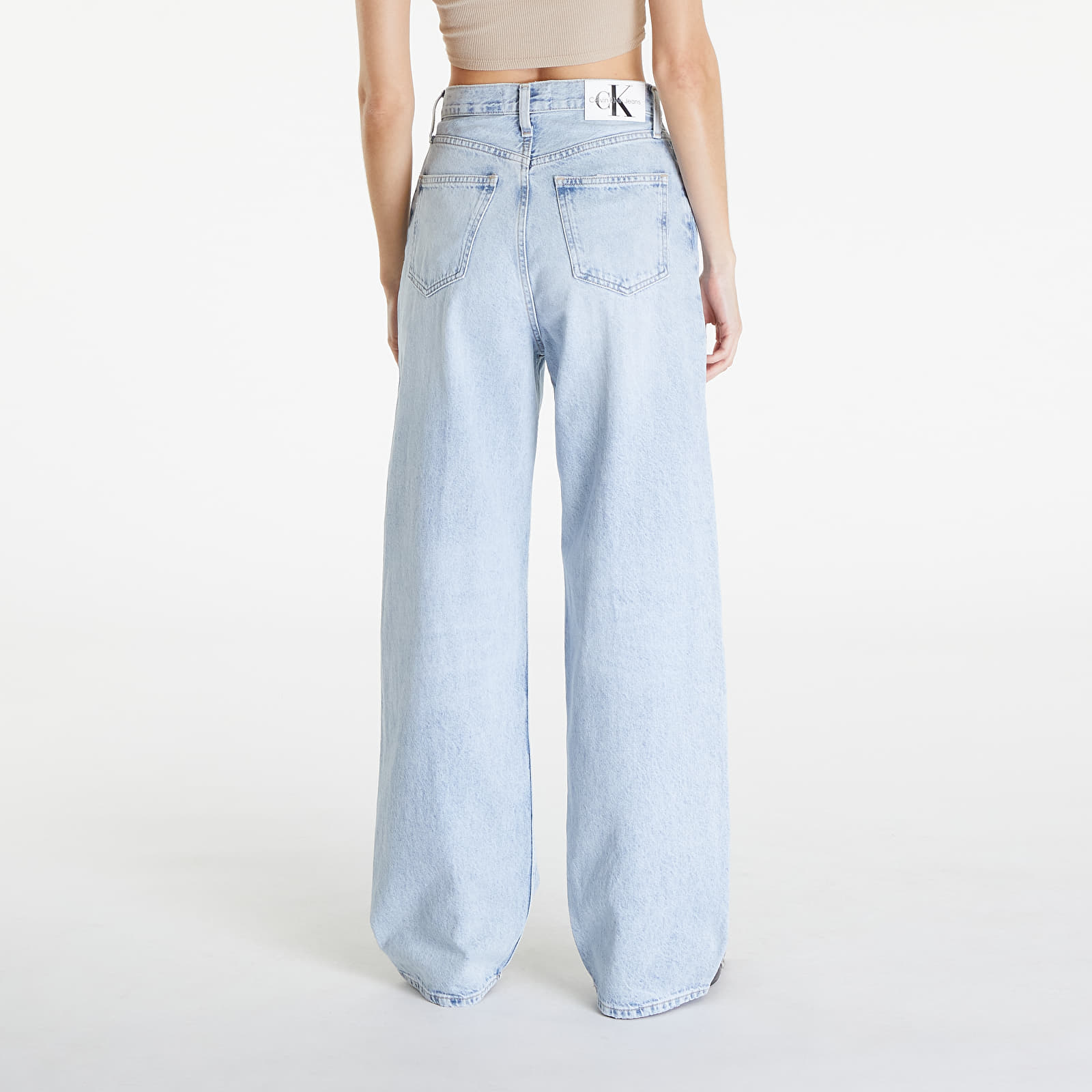 Dżinsy damskie Calvin Klein Jeans High Rise Relaxed Denim Light
