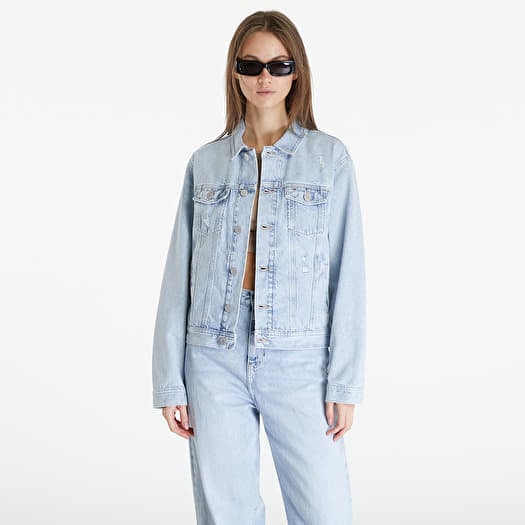Kurtka Tommy Jeans Mom Classic Flag Jacket Denim Light