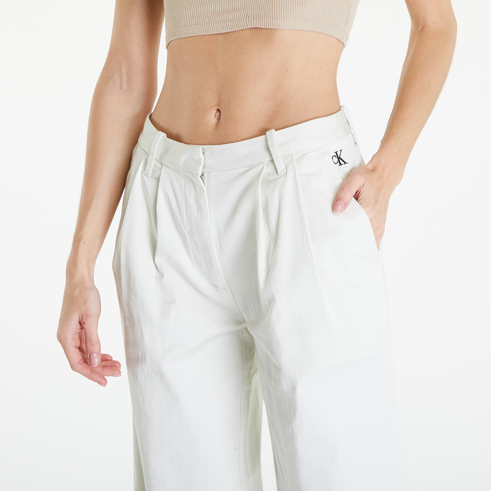 Kalhoty Calvin Klein Jeans Utility Pants Icicle