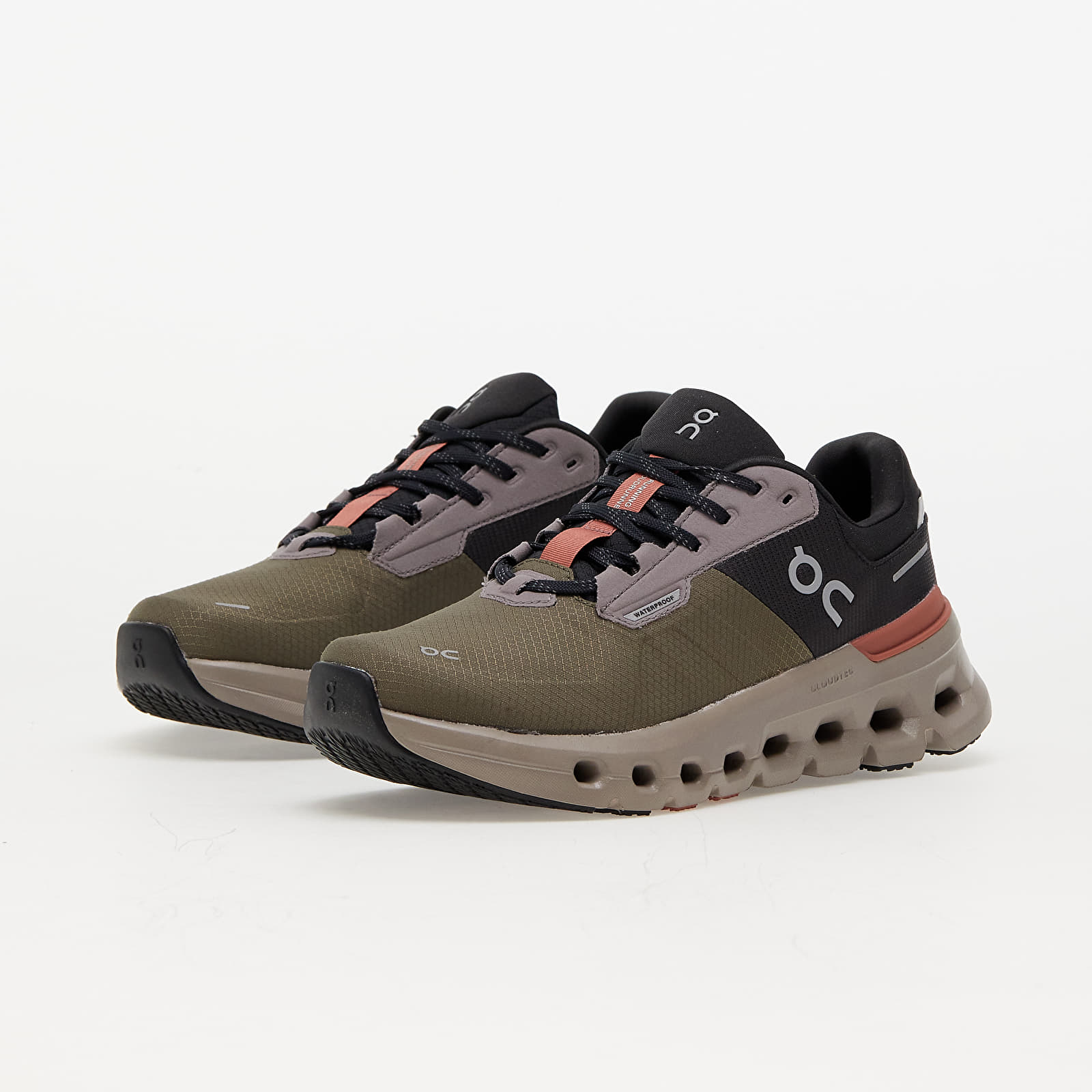 Women's sneakers and shoes On W Cloudrunner 2 Waterproof Olive/ Mahogany
