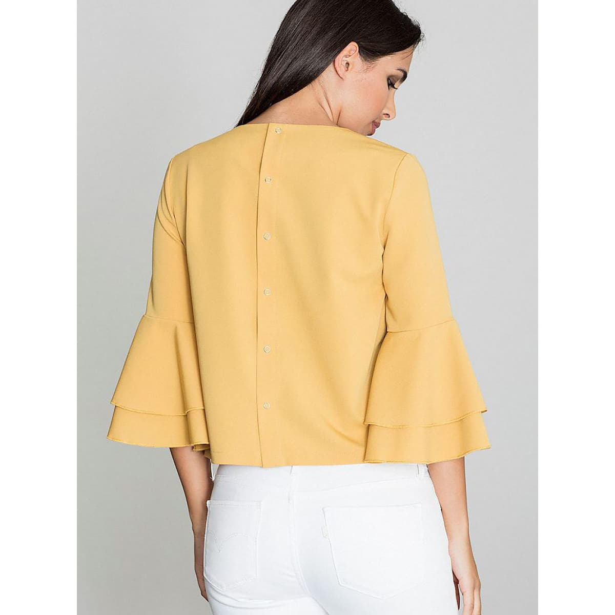 Košele Figl model 111058 Yellow