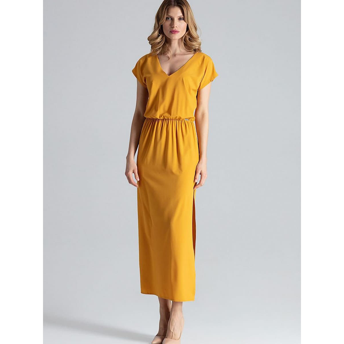 Vestido Figl model 132465 Yellow