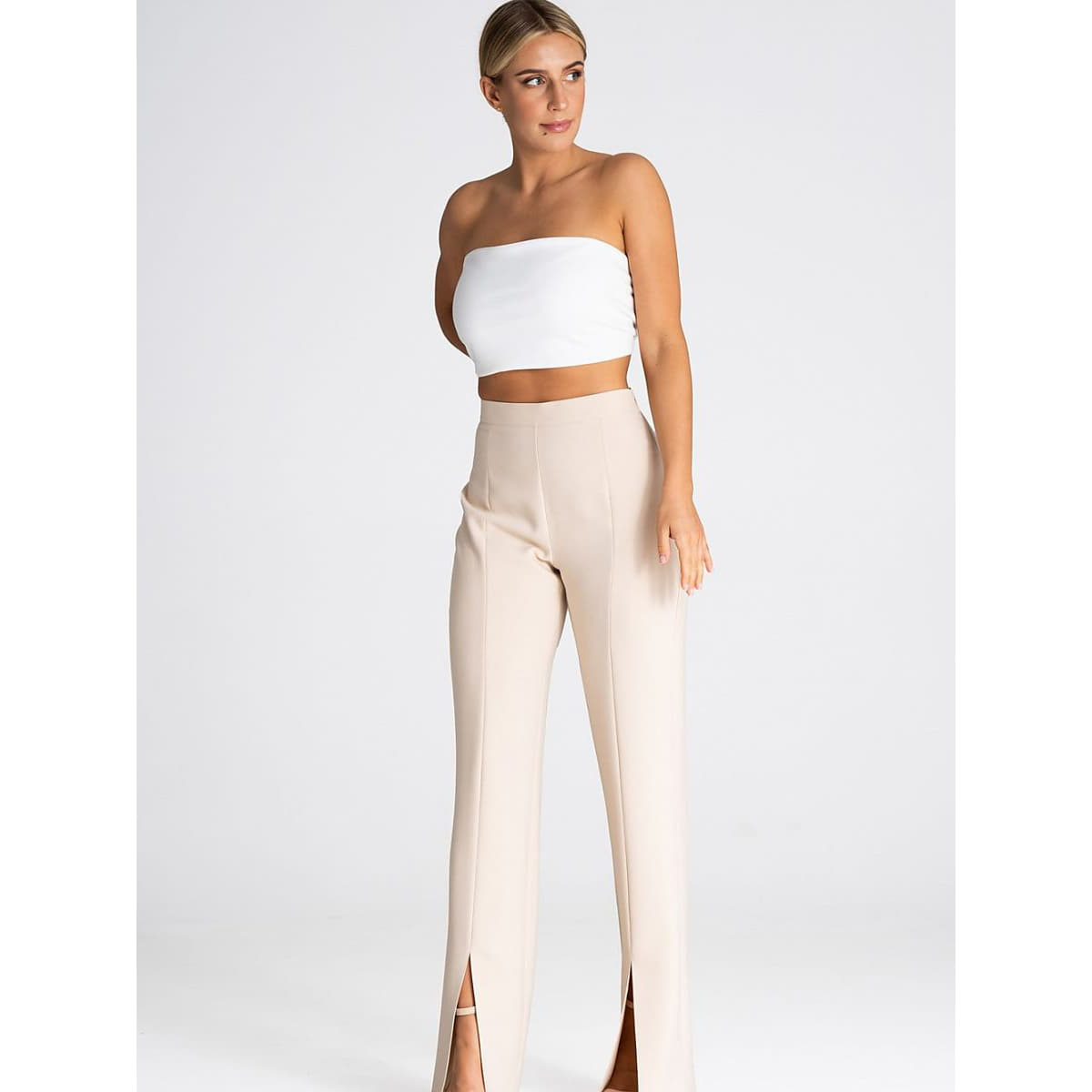 Pantaloni Figl model 190914 Beige