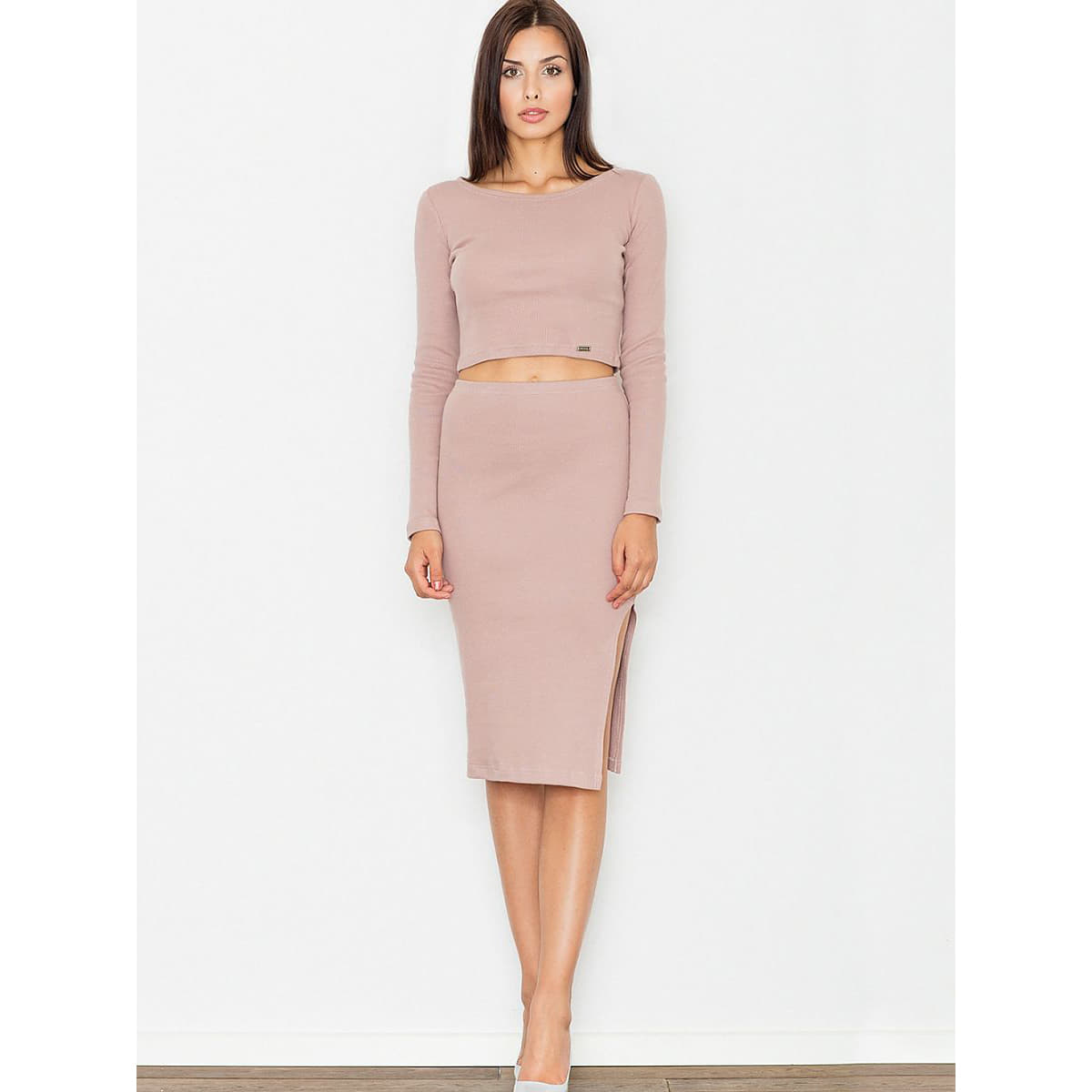 Skirts Figl model 62659 Pink