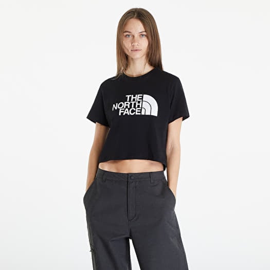 Μπλουζάκι The North Face S/S Cropped Easy Tee TNF Black