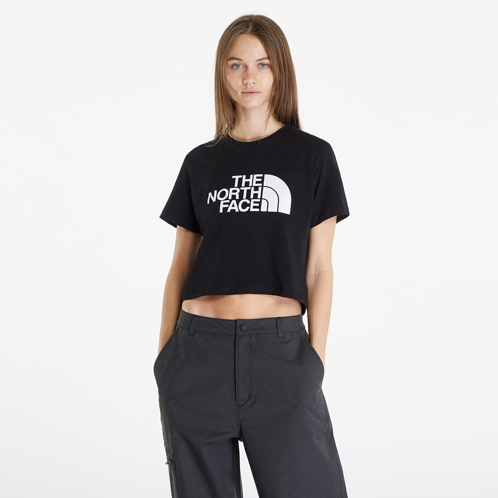T-särgid The North Face S/S Cropped Easy Tee TNF Black