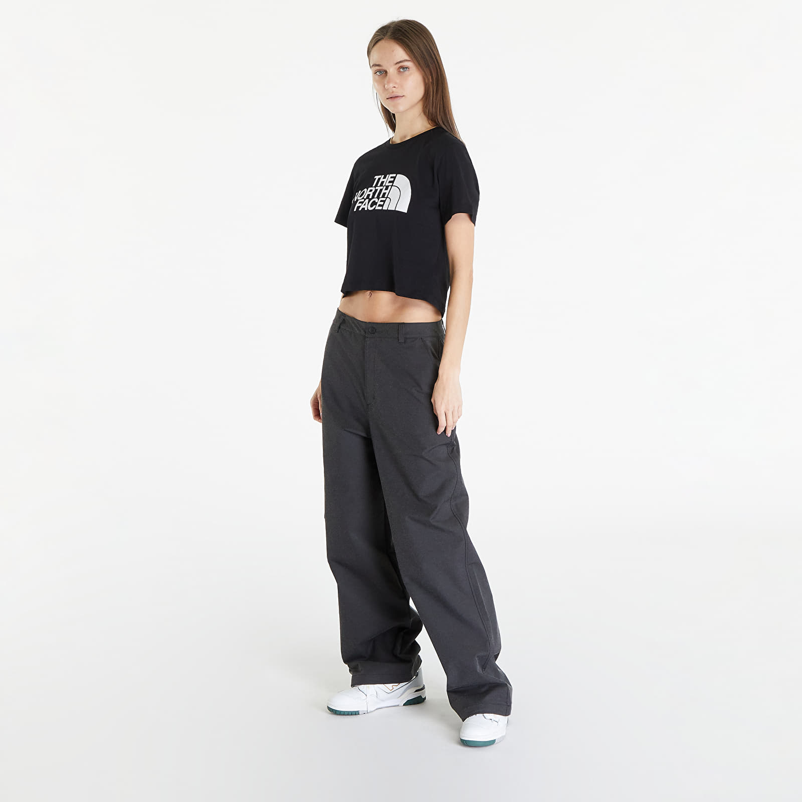 T-särgid The North Face S/S Cropped Easy Tee TNF Black