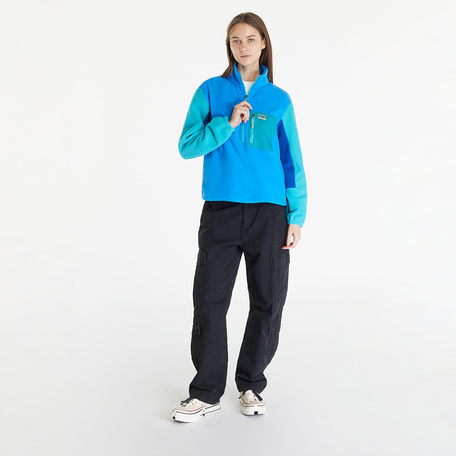 Kapuutsikud ja kampsunid Patagonia Microdini 1/2 Zip Pullover Vessel Blue