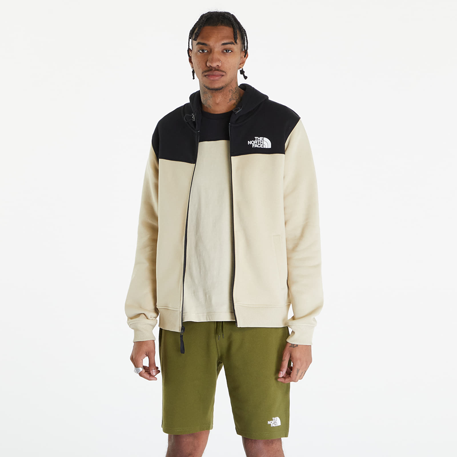 Sweatshirts The North Face Icons Full Zip Hoodie Gravel