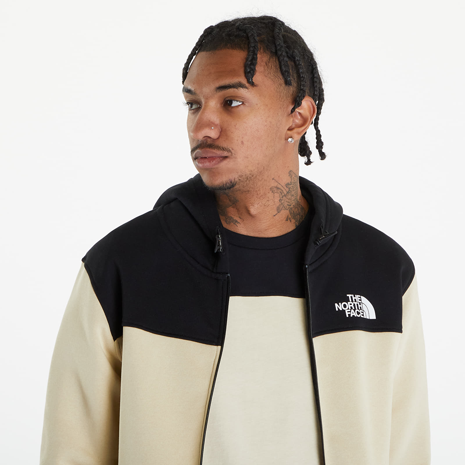 Sweatshirts The North Face Icons Full Zip Hoodie Gravel