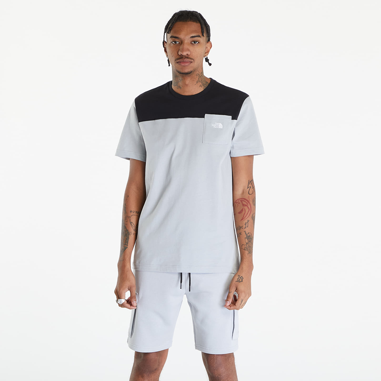 Trička The North Face Icons S/S Tee High Rise Grey