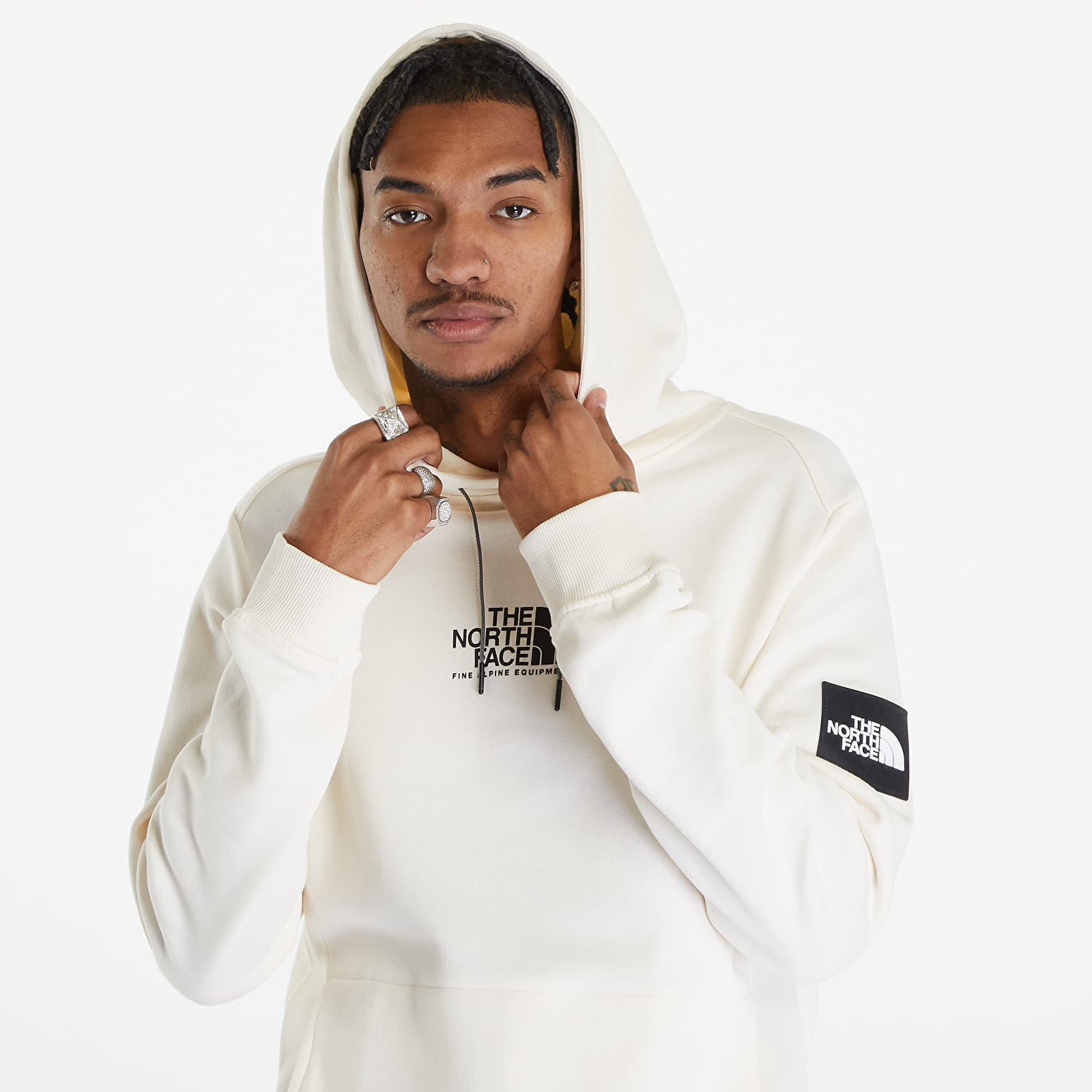 Hoodies and sweatshirts The North Face Fine Alpine Hoodie White Dune Queens