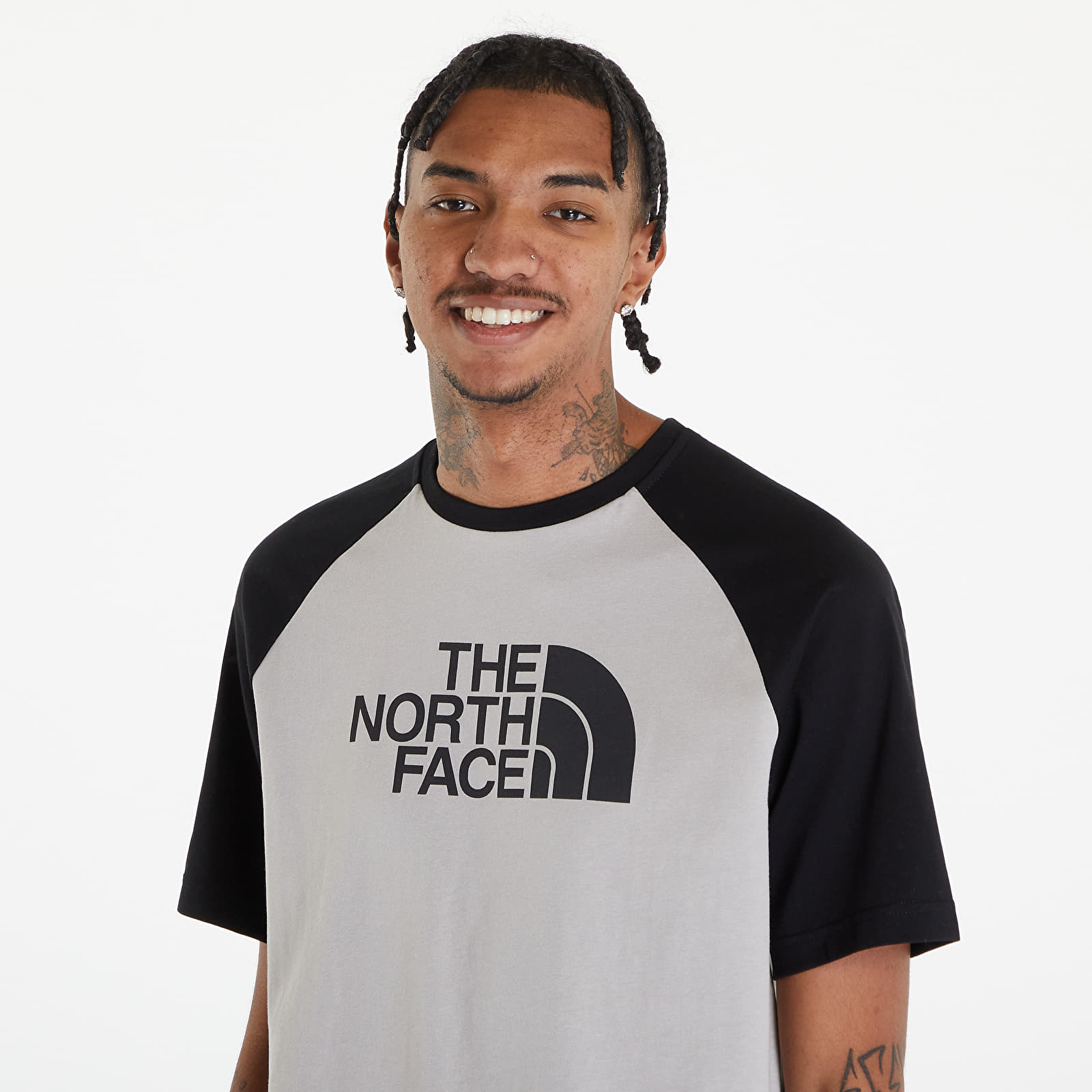 Majice The North Face S/S Raglan Easy Tee Gravel Grey