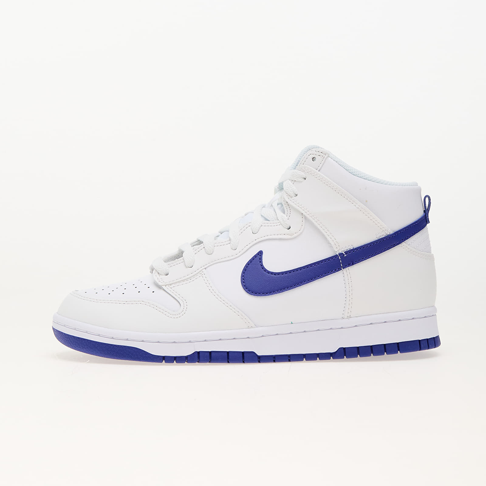 Men's sneakers and shoes Nike Dunk Hi Retro White/ Concord-Summit White