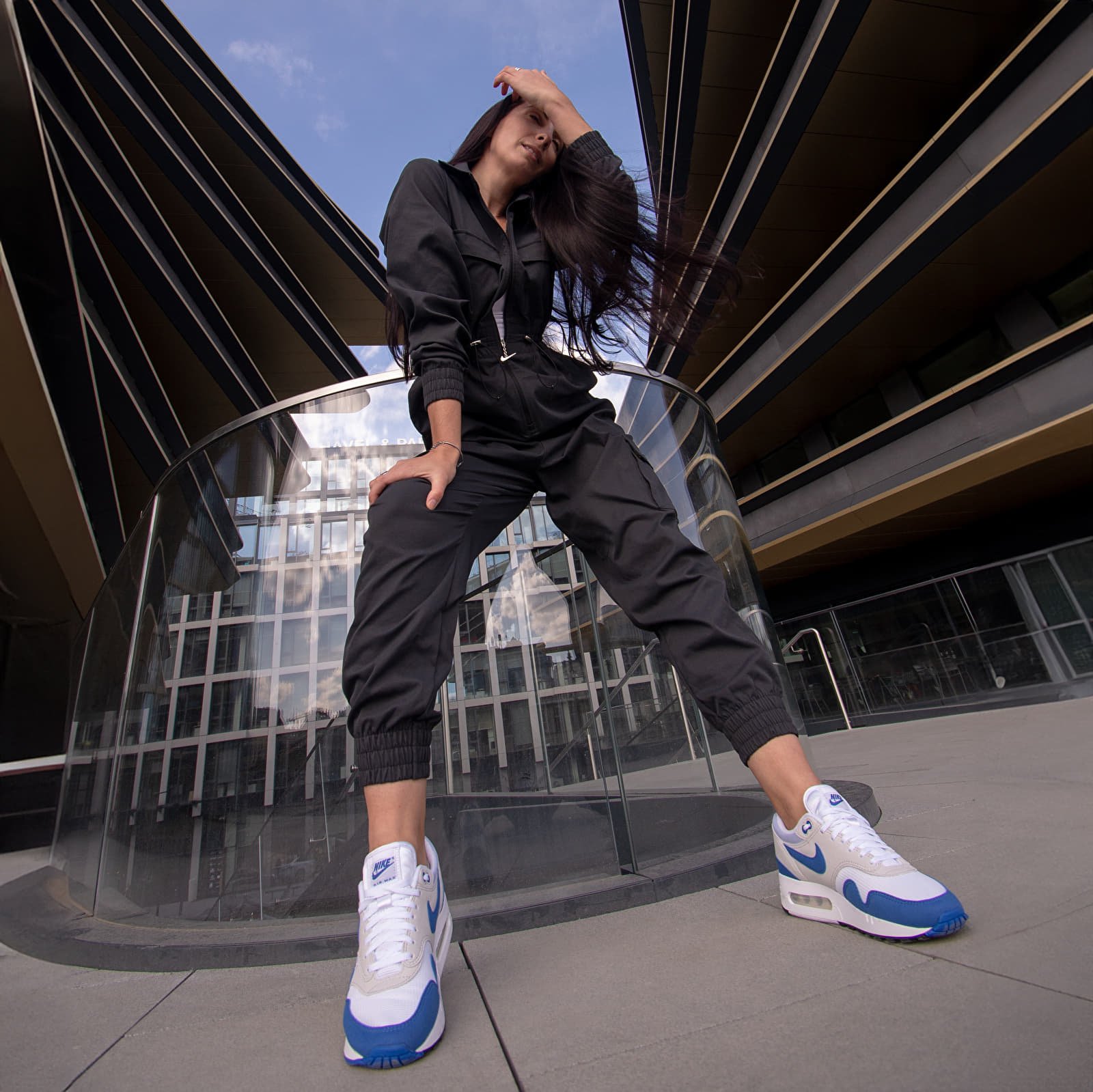 Sneakers och skor för kvinnor Nike W Air Max 1 '86 Premium White/ Royal Blue-Lt Neutral Grey-Black