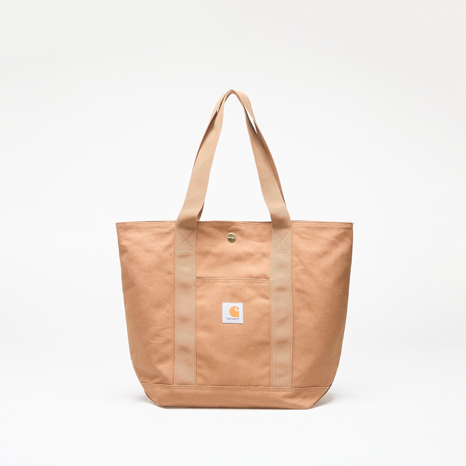 Skuldervesker Carhartt WIP Canvas Tote Bag Hamilton Brown Rinsed