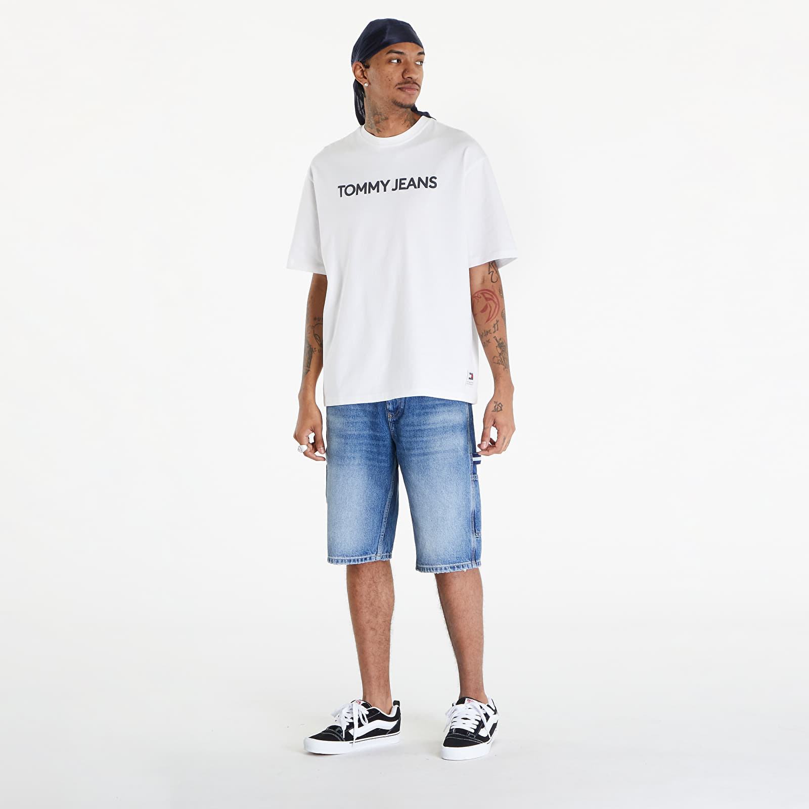 Trička Tommy Jeans Logo Oversized Fit T-Shirt White
