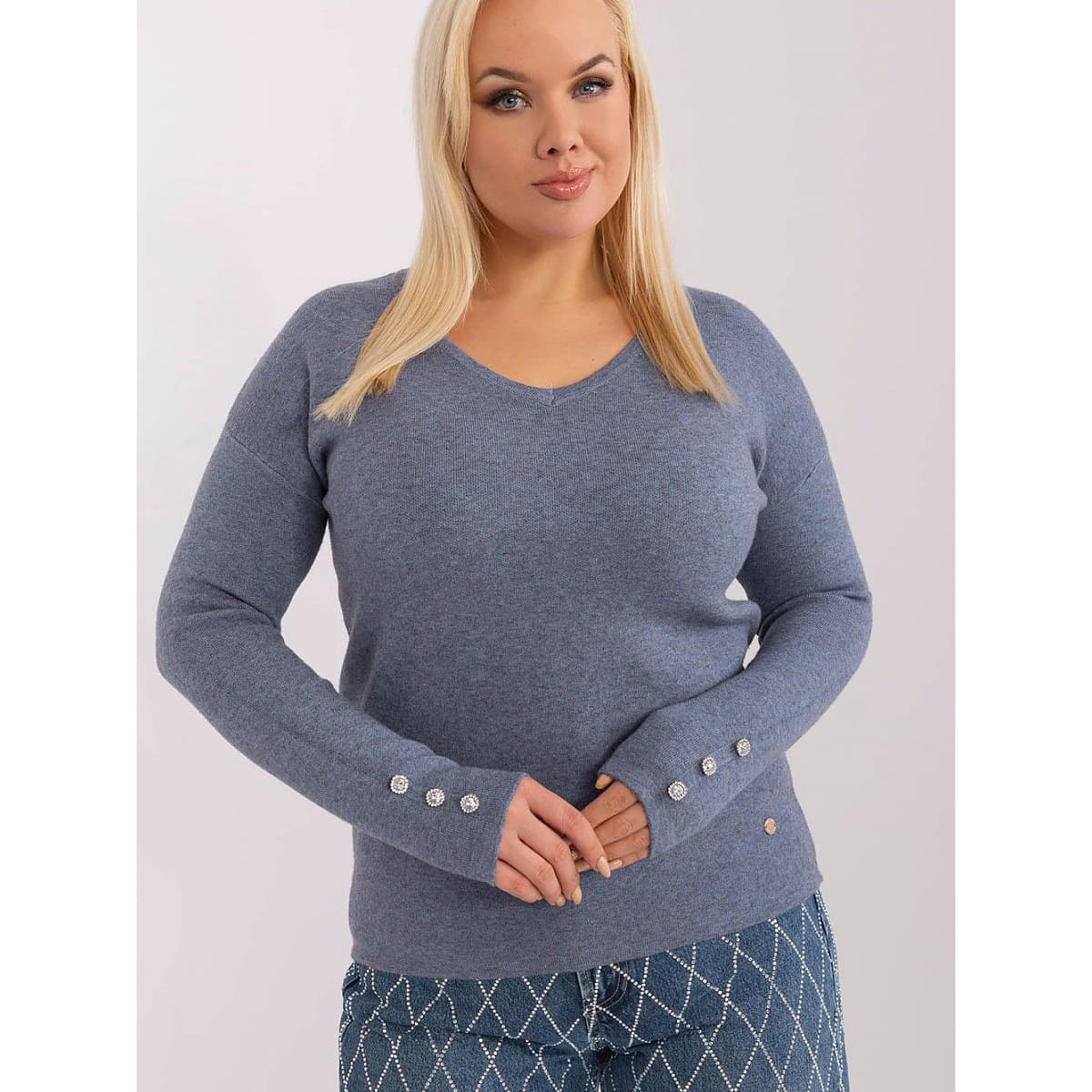 Sweaters Factory Price model 190091 Blue