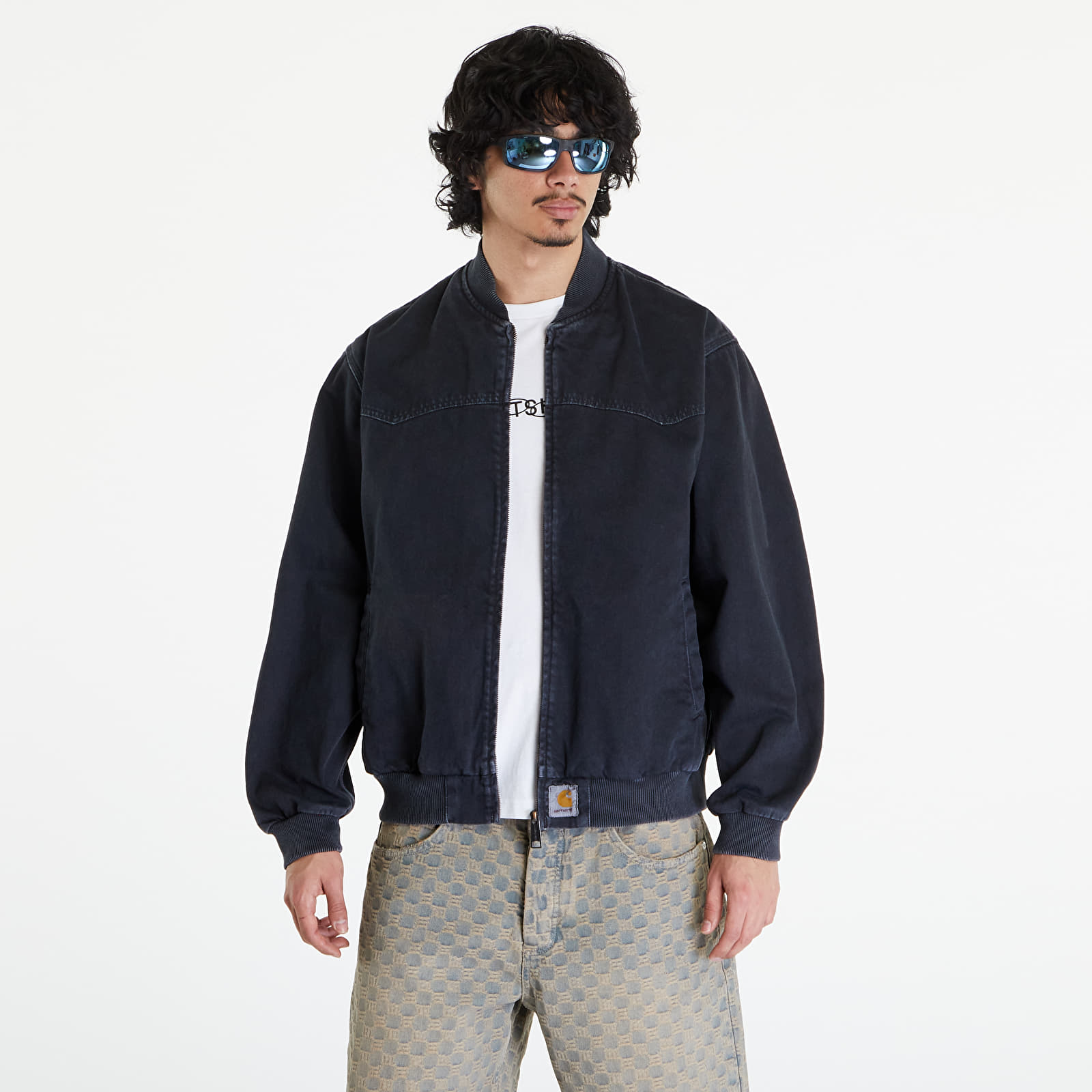 Takit Carhartt WIP OG Santa Fe Bomber UNISEX Black Stone Dyed