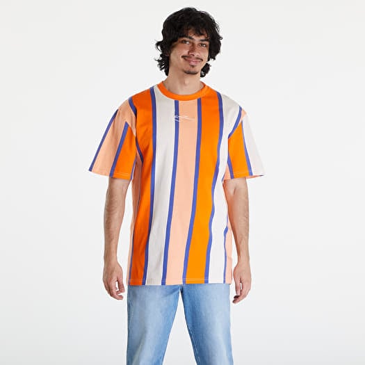 T-shirt Karl Kani Small Signature Stripe Tee Orange/ Apricot/ Off White