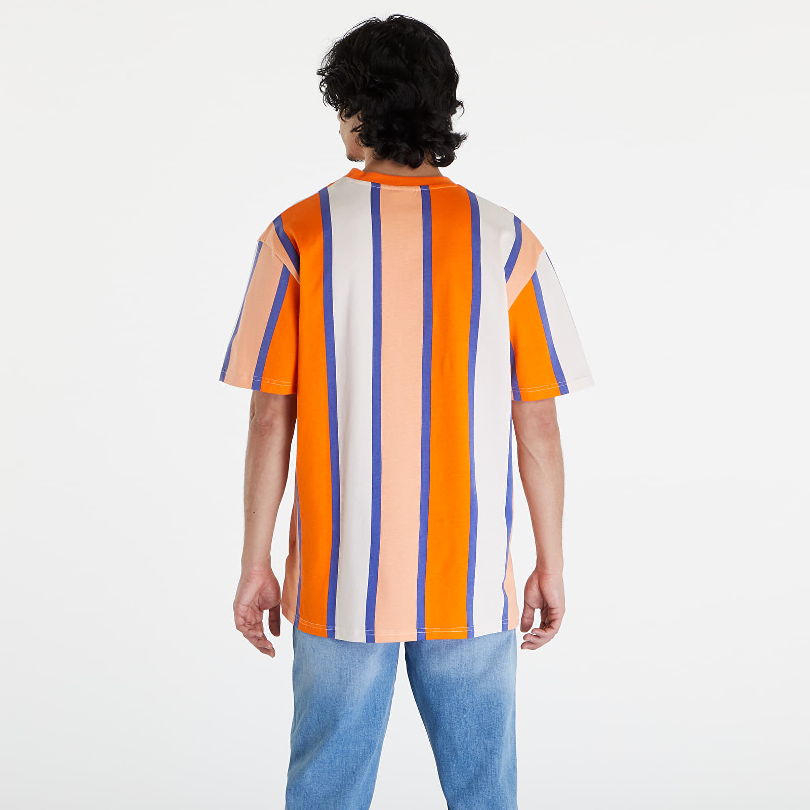 T-Shirts Karl Kani Small Signature Stripe Tee Orange/ Apricot/ Off White