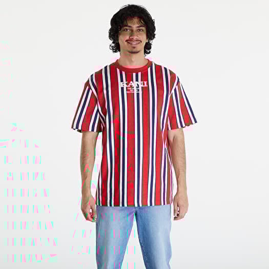 T-shirt Karl Kani Retro Striped Tee Red/ Navy/ Off White