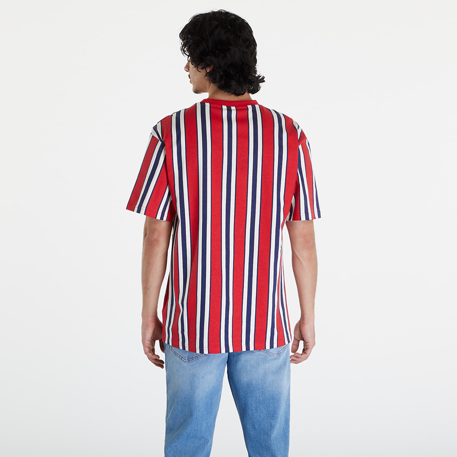 T-shirts Karl Kani Retro Striped Tee Red/ Navy/ Off White