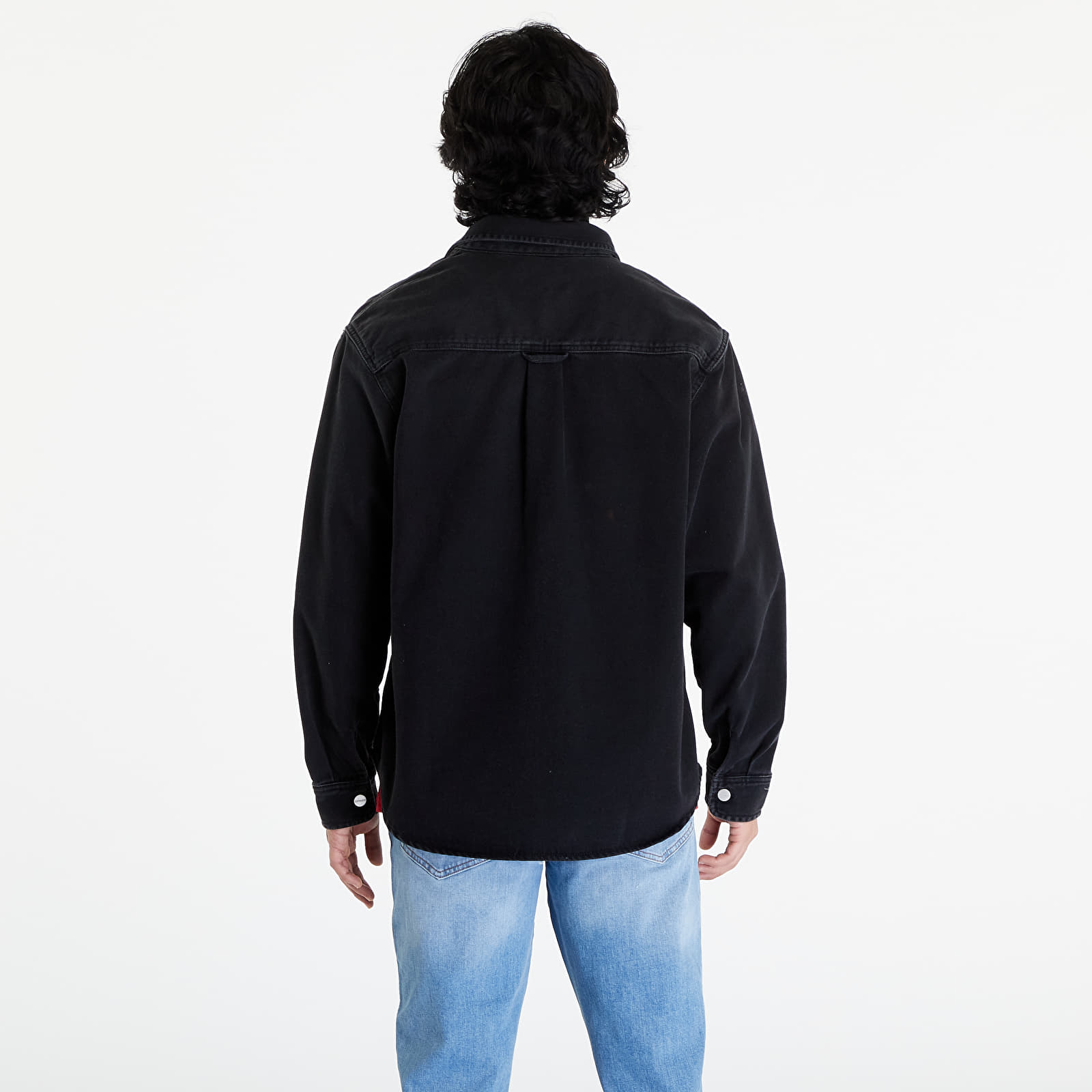 Μπουφάν Carhartt WIP Harvey Shirt Jac UNISEX Black Dark Used Wash
