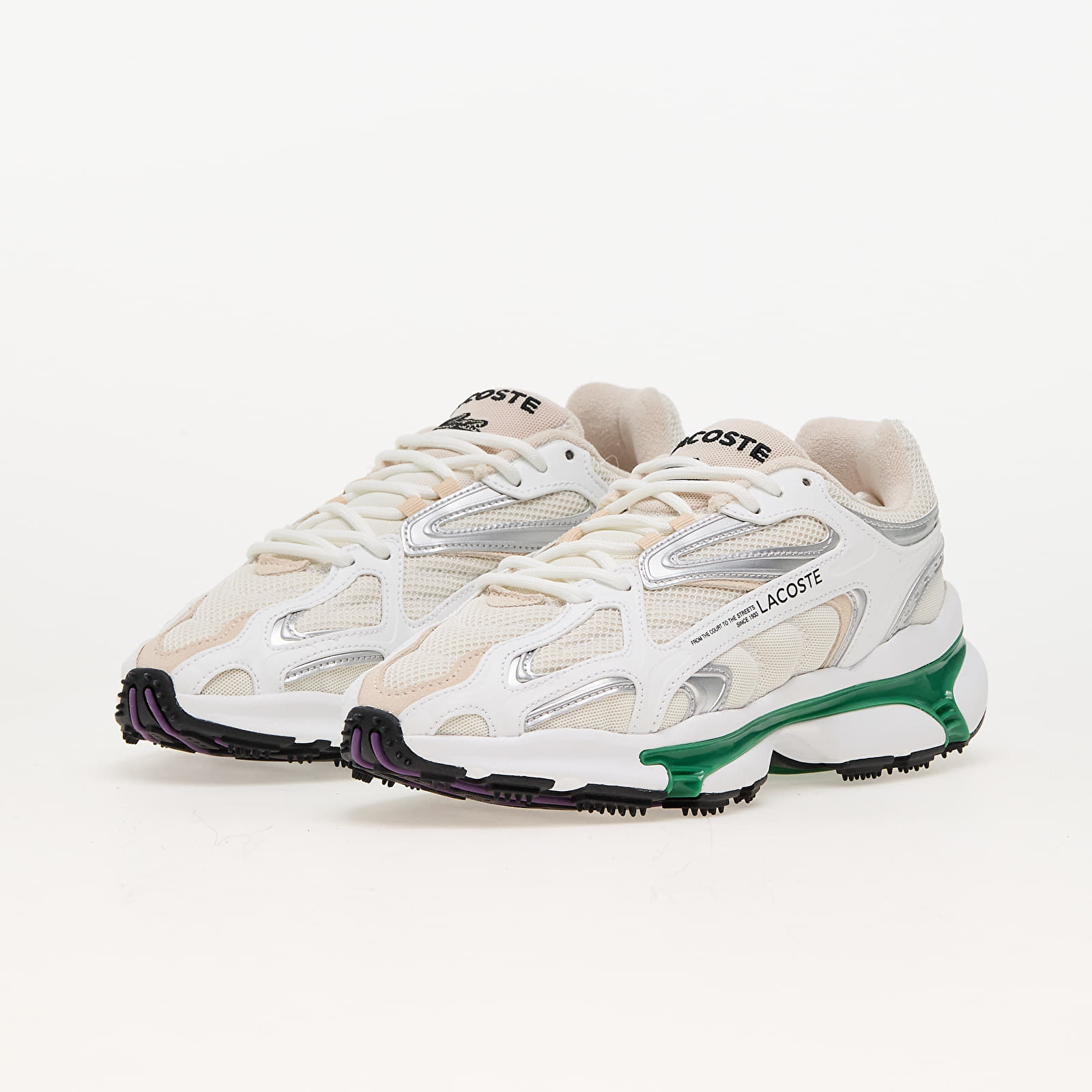 Men's sneakers and shoes LACOSTE L003 White/ Green