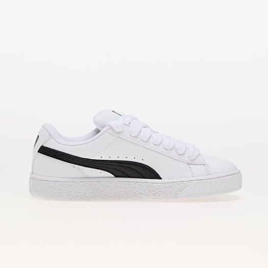Puma basket white leather hot sale