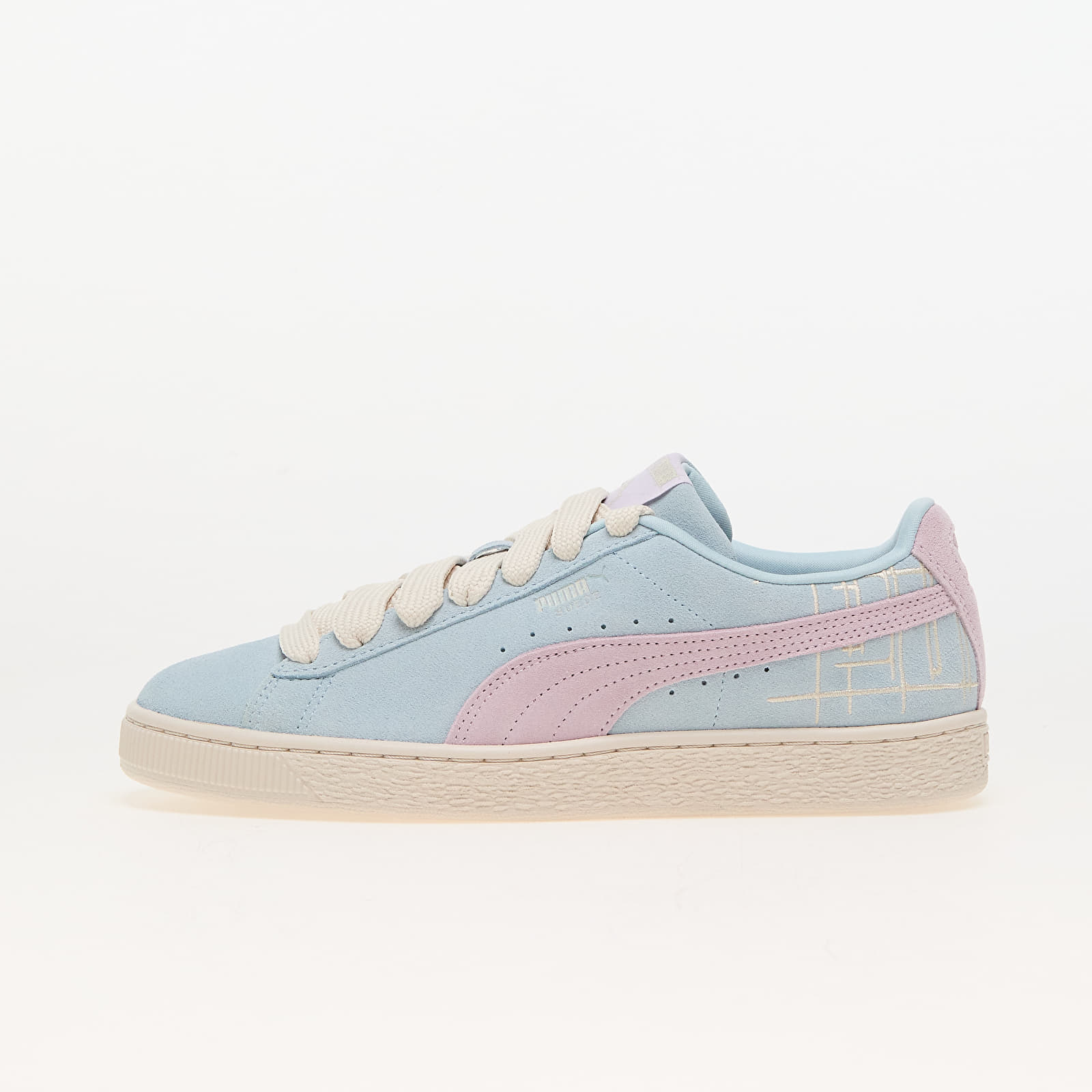 Men's sneakers and shoes Puma Suede Brand Love II Blue