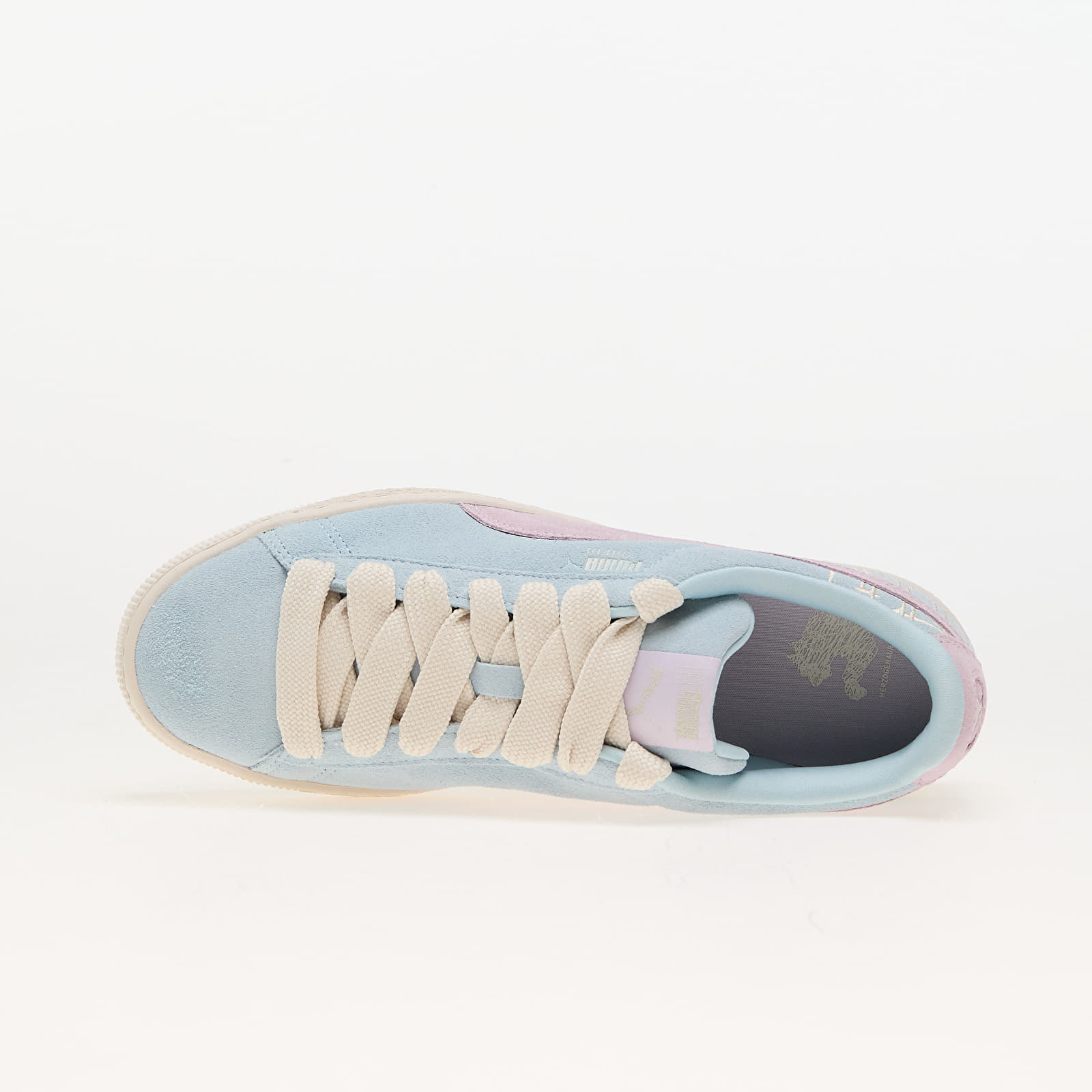 Men's sneakers and shoes Puma Suede Brand Love II Blue