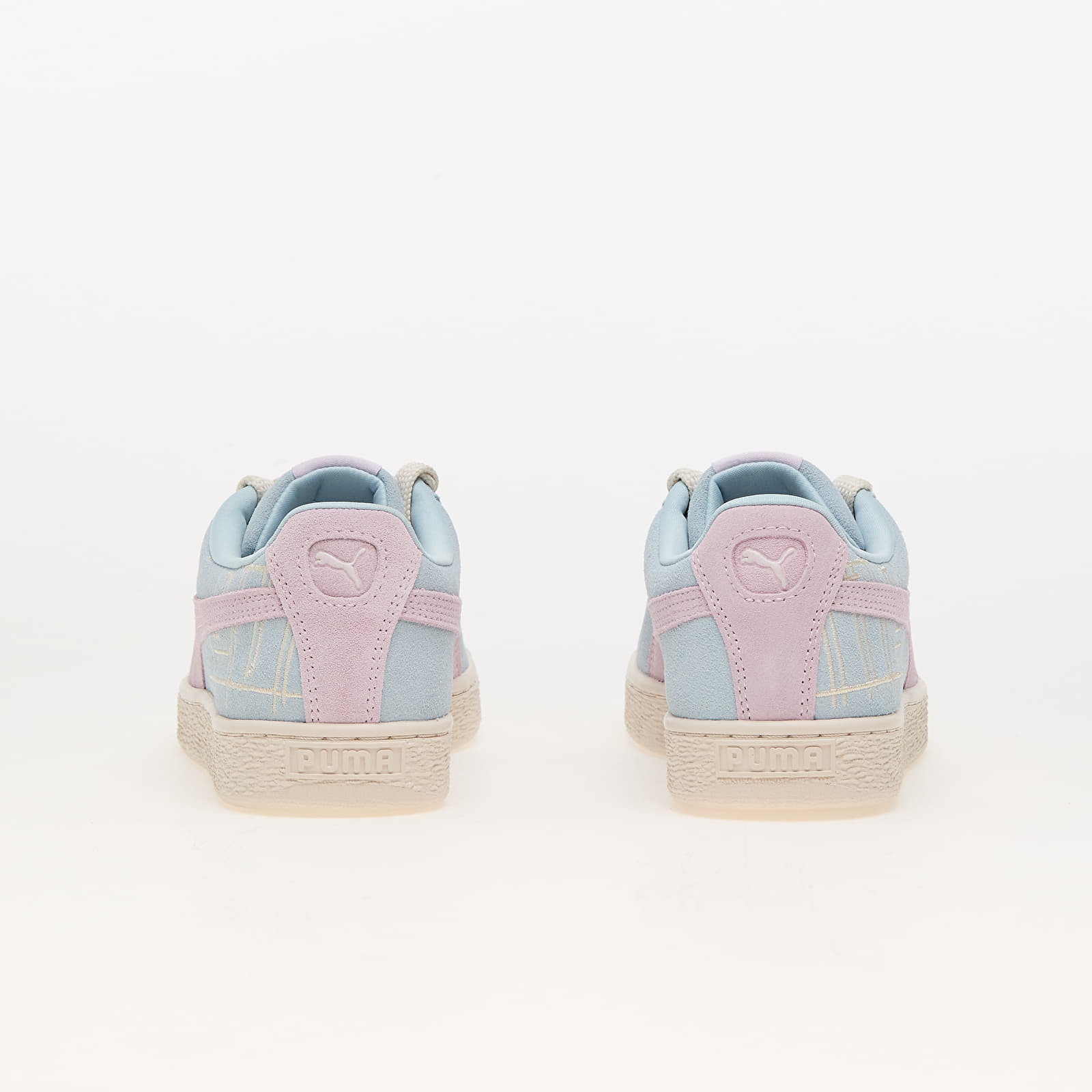 Men's sneakers and shoes Puma Suede Brand Love II Blue