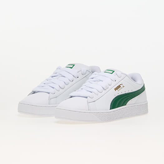 Puma suede green white on sale