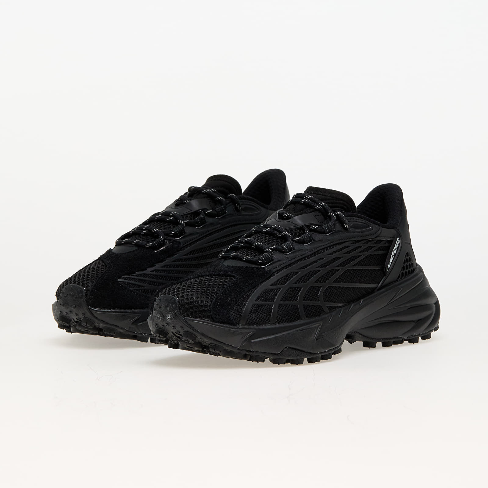 Meeste tossud ja kingad Puma x Pleasures Spirex Black/ Black
