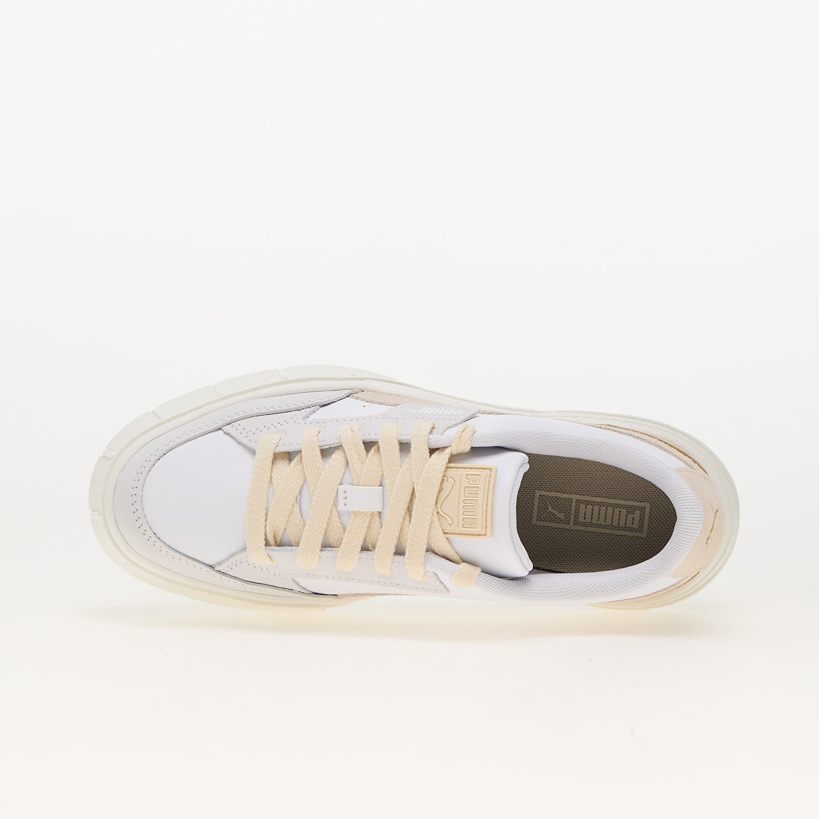 Adidași și pantofi pentru femei Puma Mayze Stack Luxe Wns White