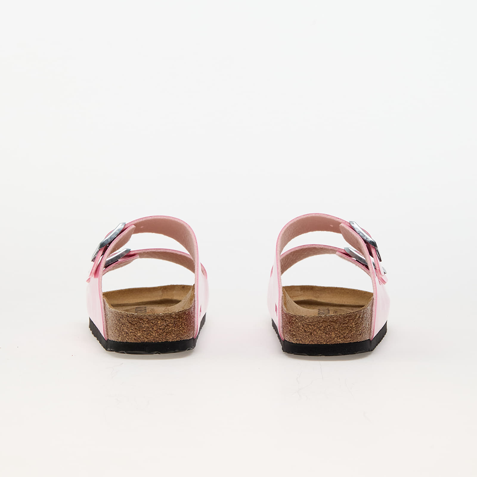Women's sneakers and shoes Birkenstock Arizona Birko-Flor Patent Patent Candy Pink/Black