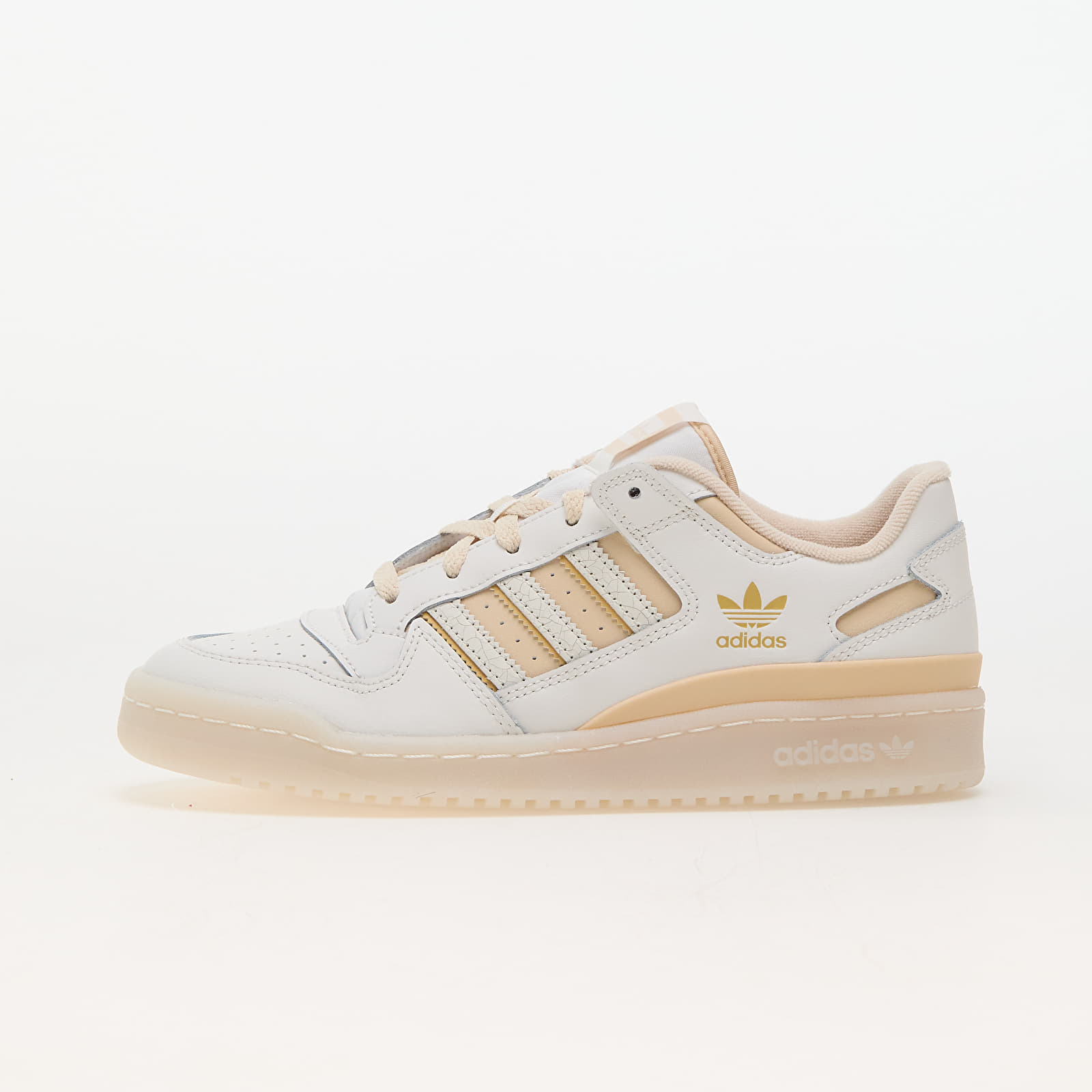 Women's sneakers and shoes adidas Forum Low Cl W Cloud White/ CRYSAN/ OATMEAL