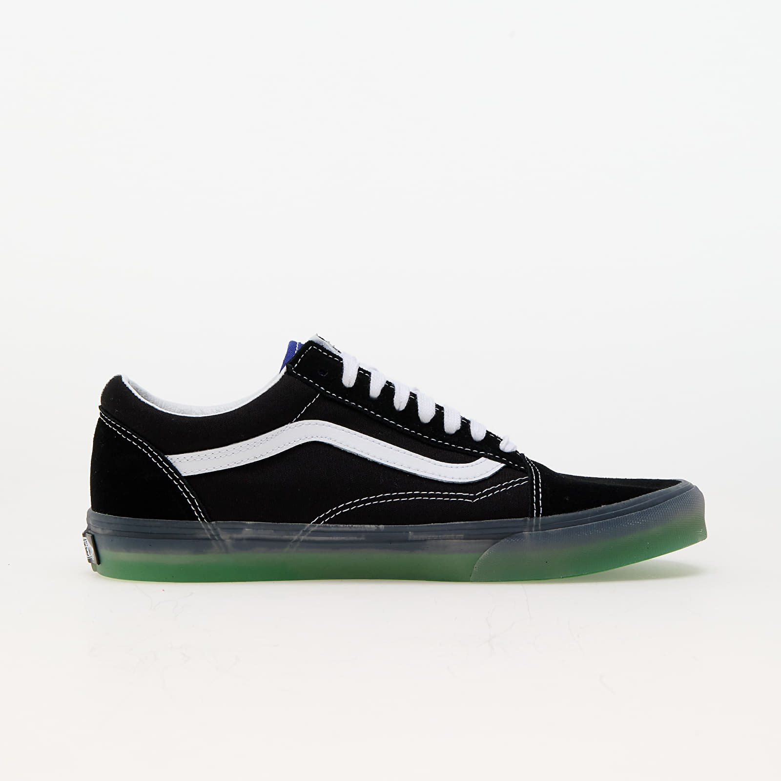 Men s sneakers and shoes Vans Old Skool Translucent Black Blue Queens
