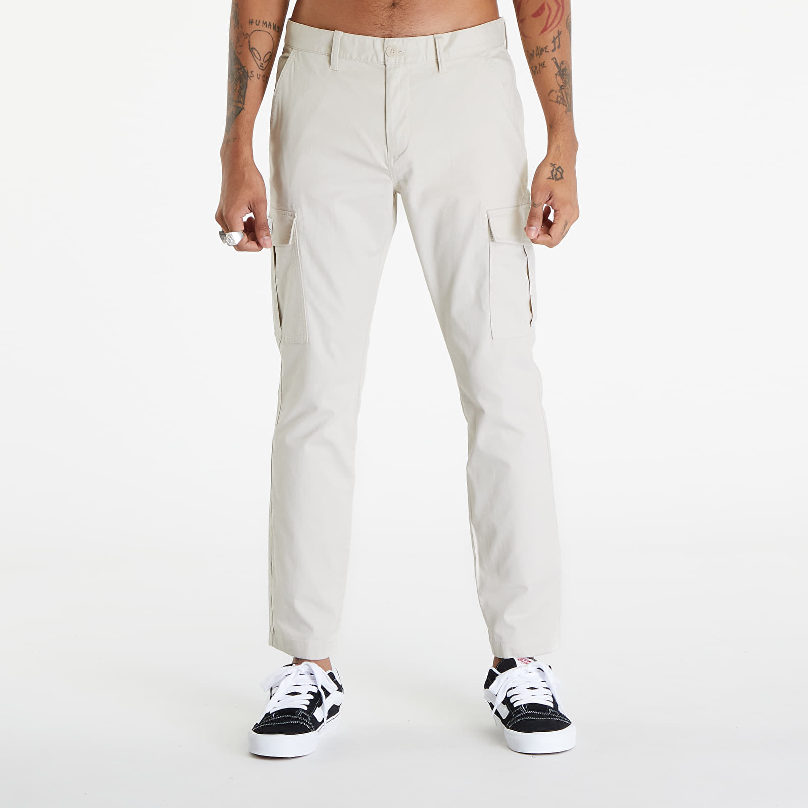 Püksid Tommy Jeans Austin Lightweight Cargo Pants Newsprint