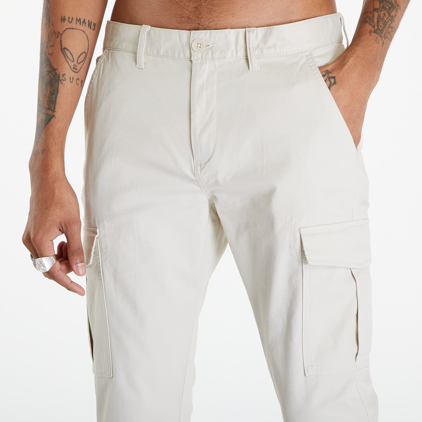 Püksid Tommy Jeans Austin Lightweight Cargo Pants Newsprint