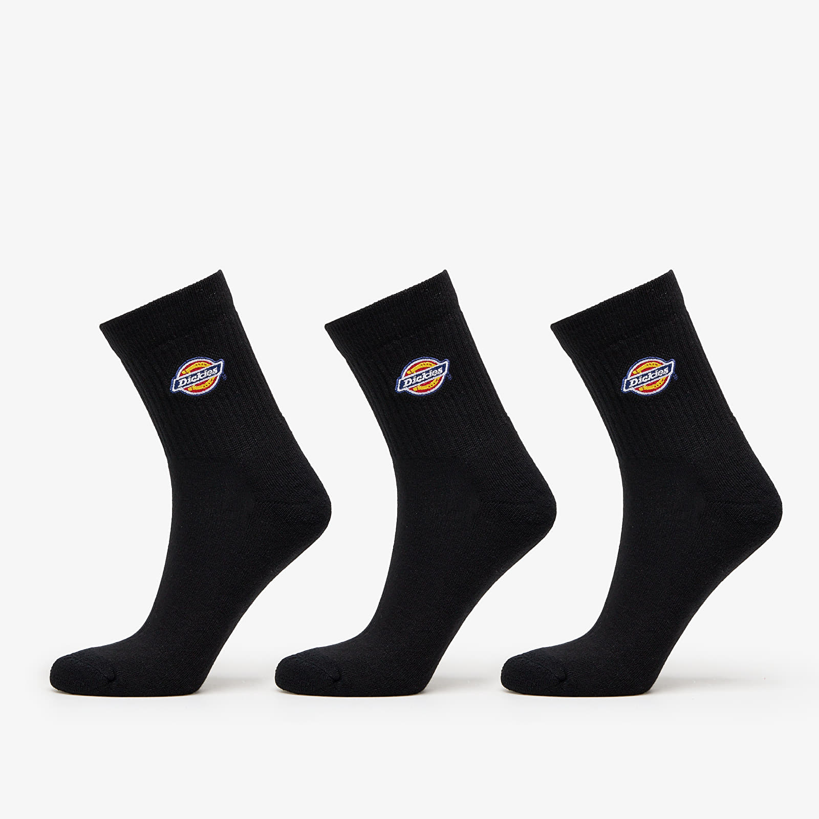 Sokid Dickies Valley Grove Mid Socks 3-Pack Black
