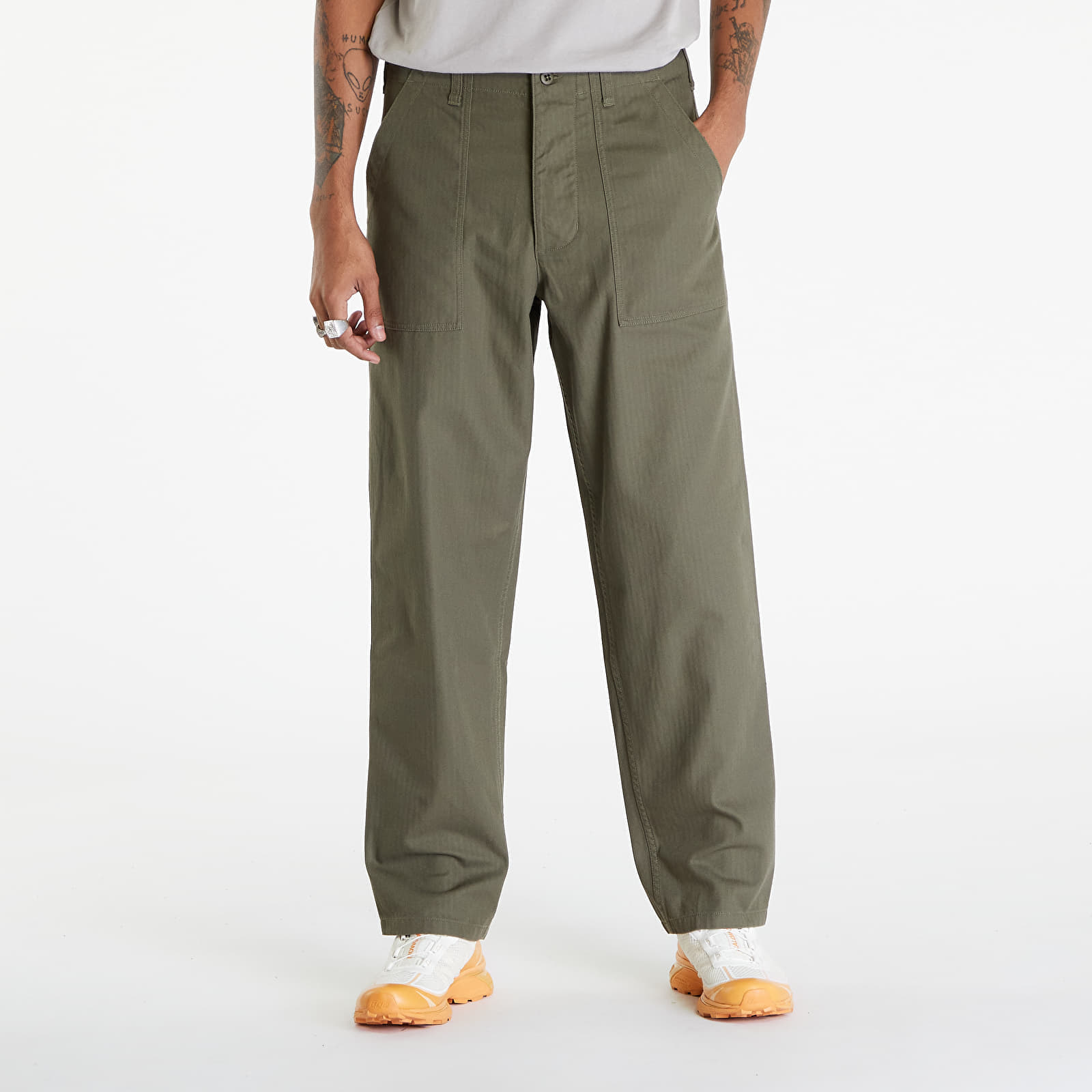 Pantaloni Nike Life Men's Fatigue Pants Medium Olive/ Medium Olive 34